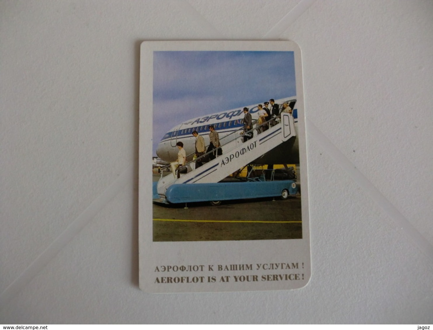 Aeroflot Soviet Airlines Pocket Calendar 1981 - Formato Piccolo : 1981-90