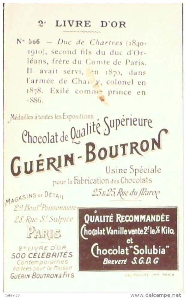 CHROMO GUERIN BOUTRON-CHAMINADE Compositeur-618 - Guérin-Boutron