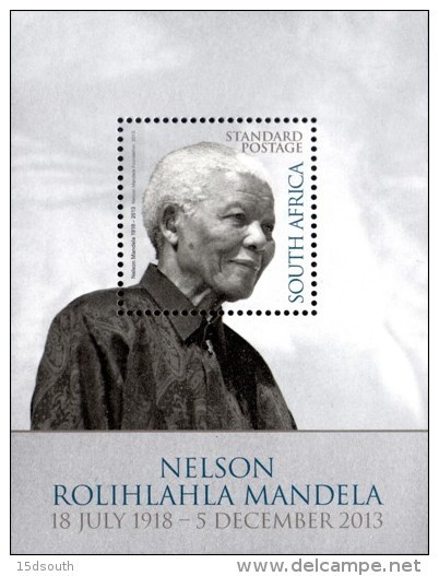 South Africa - 2014 Nelson Mandela Commemoration MS (**) - Ongebruikt