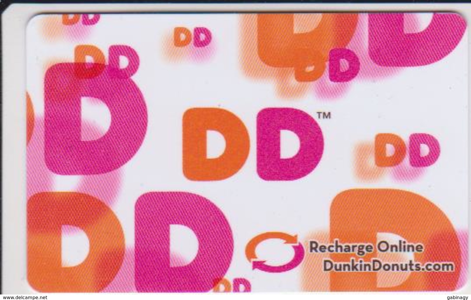 GIFT CARD - USA - DUNKIN DONUTS-015 - Gift Cards