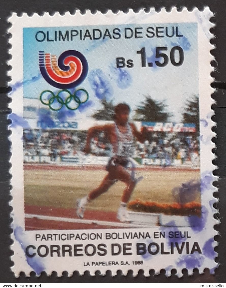 BOLIVIA 1988 Olympic Games, Seoul. USADO - USED. - Bolivia