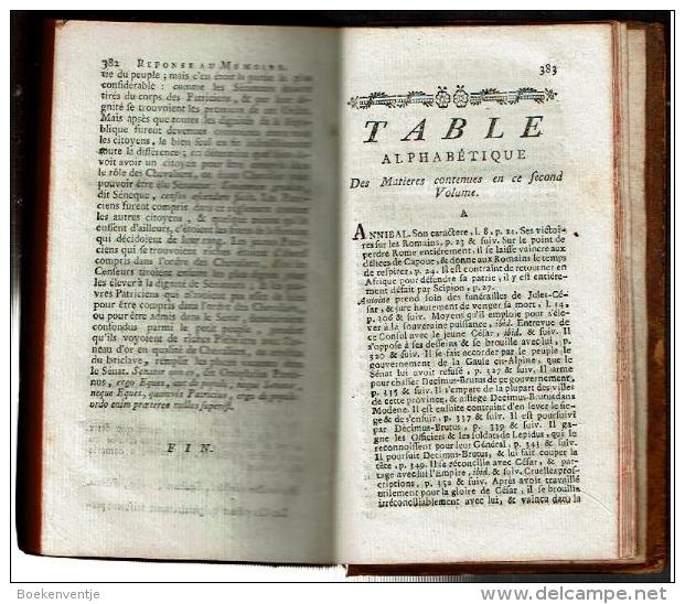 Histoire Des Revolutions Arrivées Dans Le Gouvernement De La République Romaine. &lrm; - 1701-1800