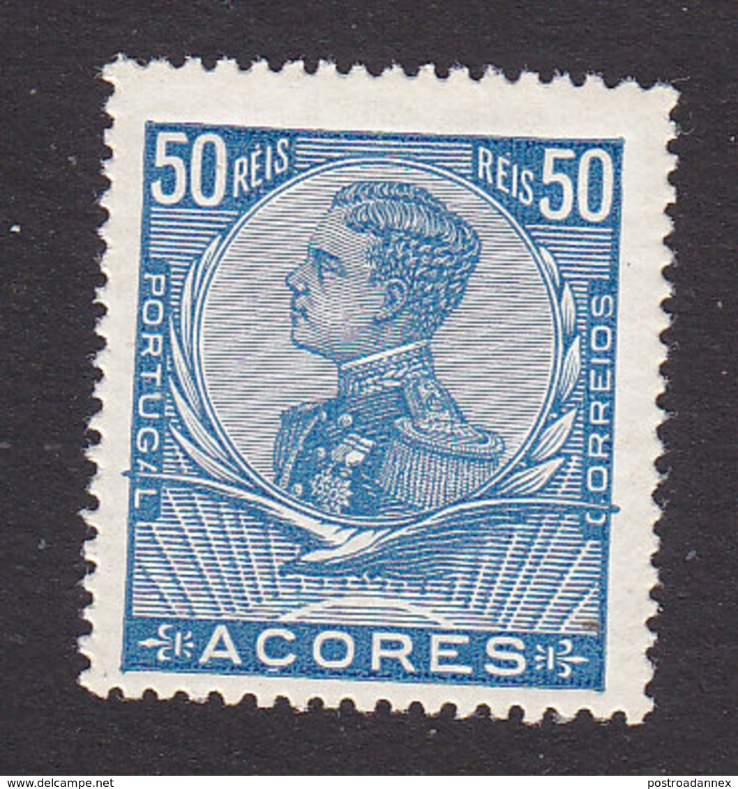 Azores, Scott #118, Mint Hinged, King Manuel II, Issued 1910 - Azores