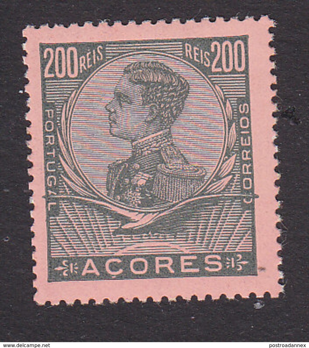 Azores, Scott #122, Mint Hinged, King Manuel II, Issued 1910 - Azores