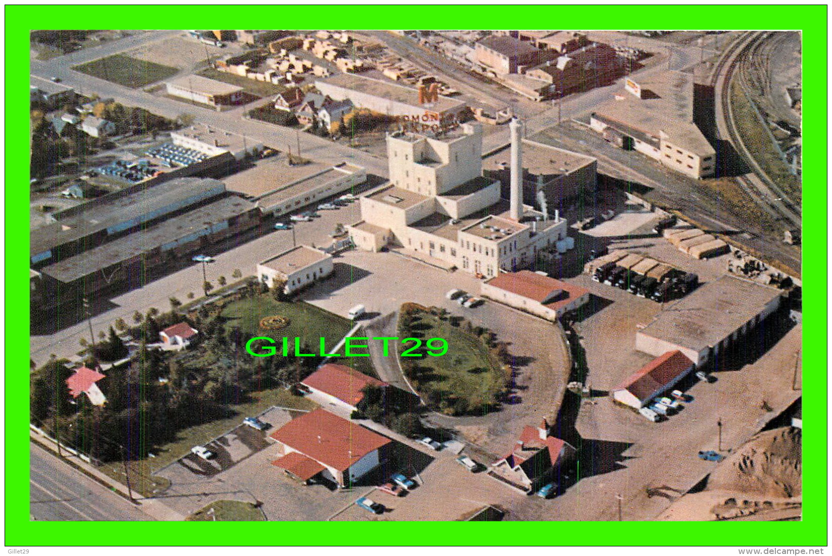 EDMONTON, ALBERTA - AERIAL VIEW OF PRESENT DAY MOLSON'S BREWERY - TRAVEL IN 1966 - - Edmonton