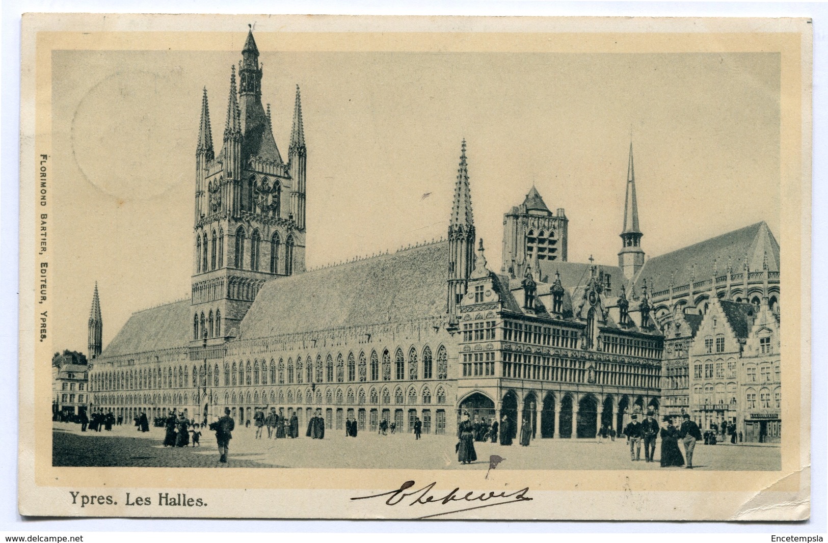 CPA - Carte Postale - Belgique - Ypres - Les Halles - 1903 (CP3684) - Ieper