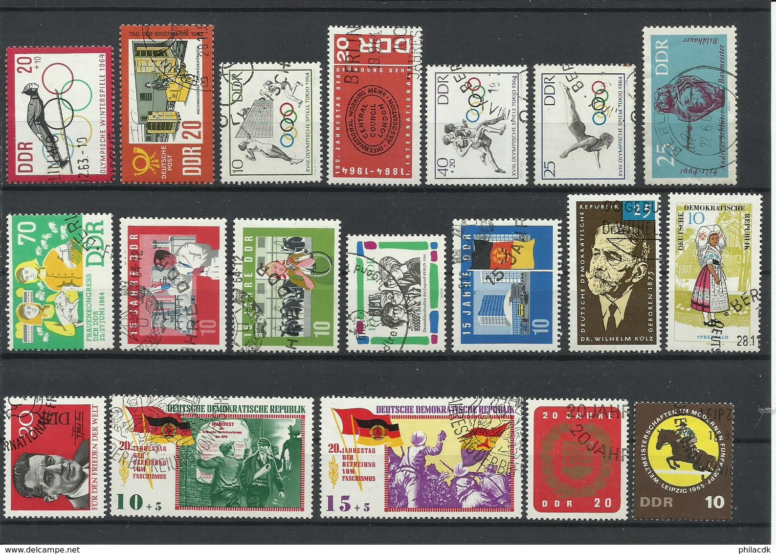 ALLEMAGNE - BELLE COLLECTION DE 690 TIMBRES NEUFS**/* SANS ET AVEC CHARNIERE+OBLITERES POUR ETUDE