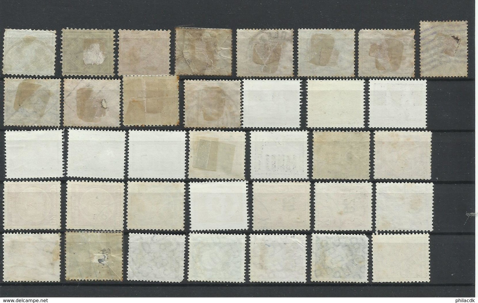 ALLEMAGNE - BELLE COLLECTION DE 690 TIMBRES NEUFS**/* SANS ET AVEC CHARNIERE+OBLITERES POUR ETUDE