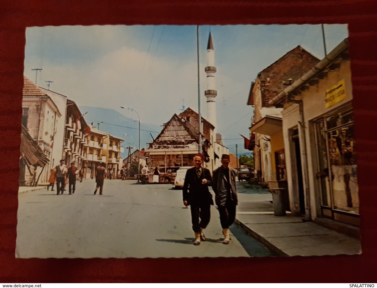 GORNJI VAKUF, MOSQUE, ORIGINAL VINTAGE POSTCARD - Bosnia And Herzegovina