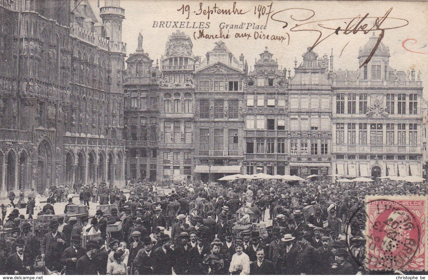 Brussel, Bruxelles, Grand Place (pk47281) - Marktpleinen, Pleinen