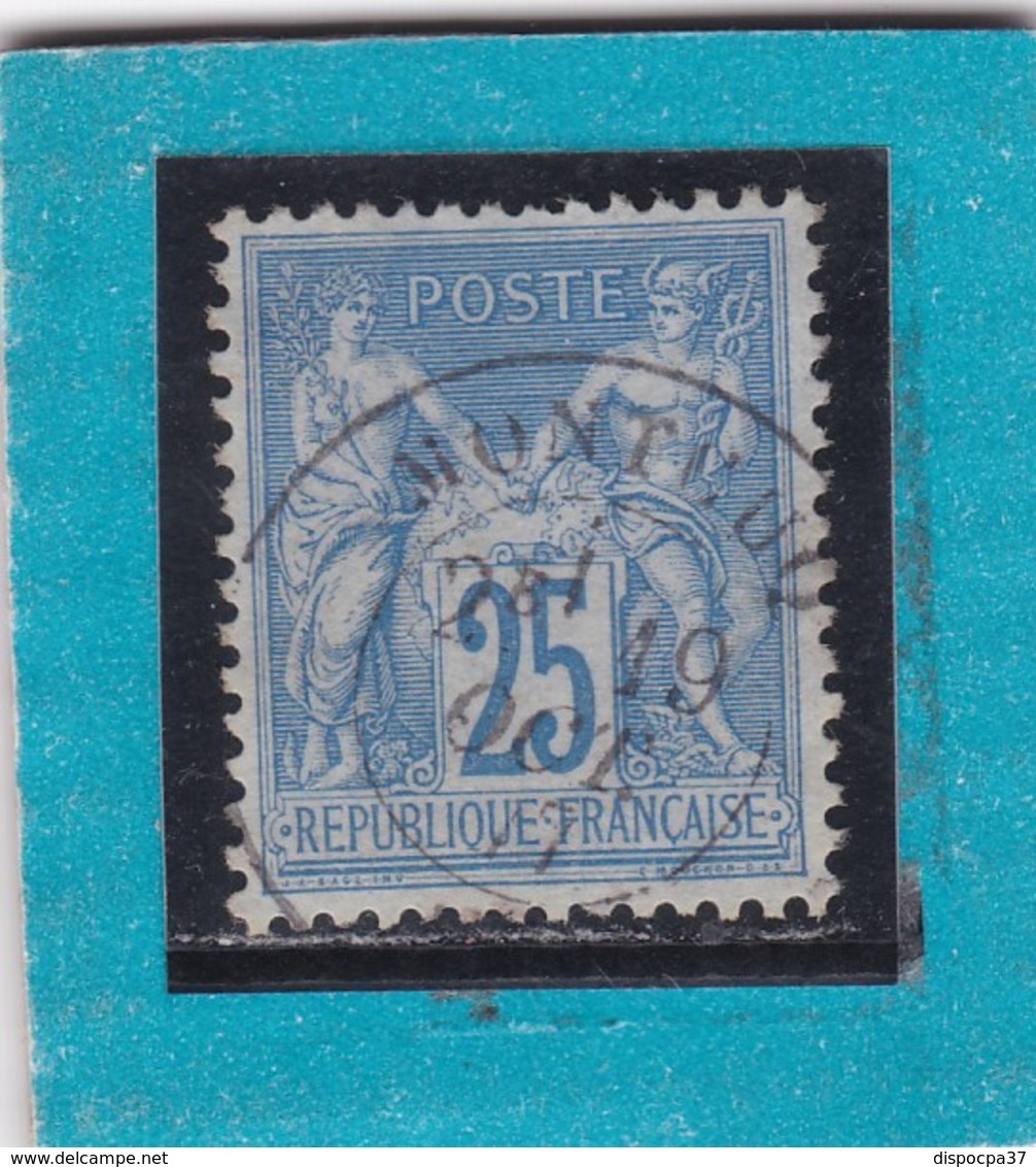 SAGE N° 78 TYPE IIB  + CACHET  MONTCUQ  /  LOT    19 OCT 1877 - REF ACDIV - 1876-1898 Sage (Type II)