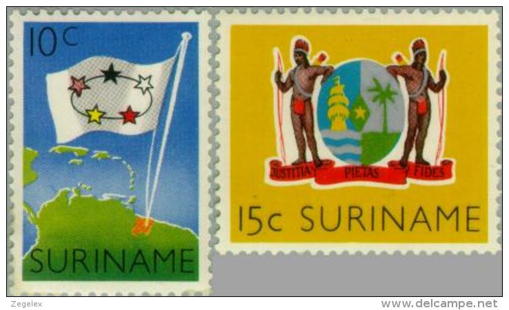 Suriname 1960 5 Jaar Statuut Voor Het Koninkrijk - NVPH 347 Ongestempeld - Suriname ... - 1975
