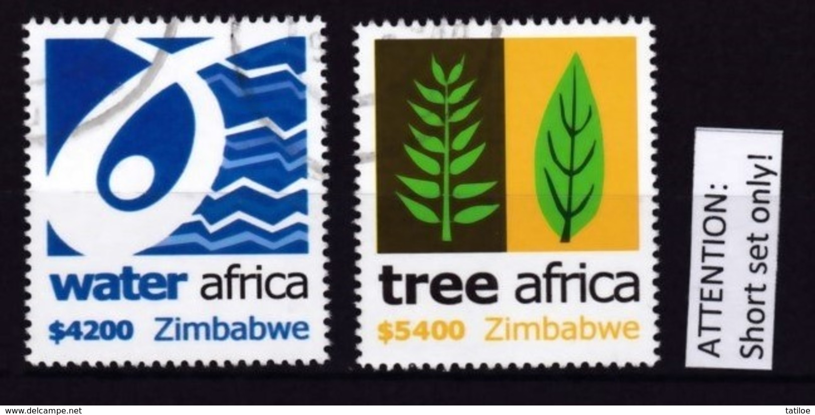Zimbabwe 2004 Environment Short Set VFU / Used / O (Simbabwe) - Zimbabwe (1980-...)