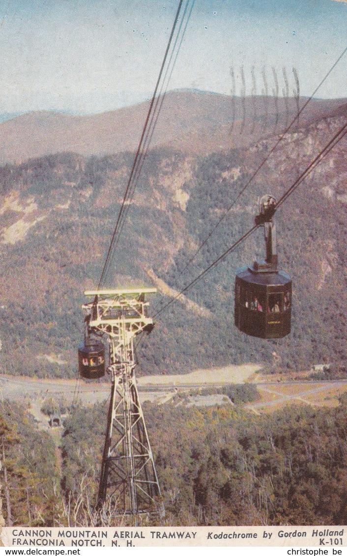 Caonnon Mountain Aerial Tramway Franconia Notch  New Hampshire  USA (pk47320) - White Mountains