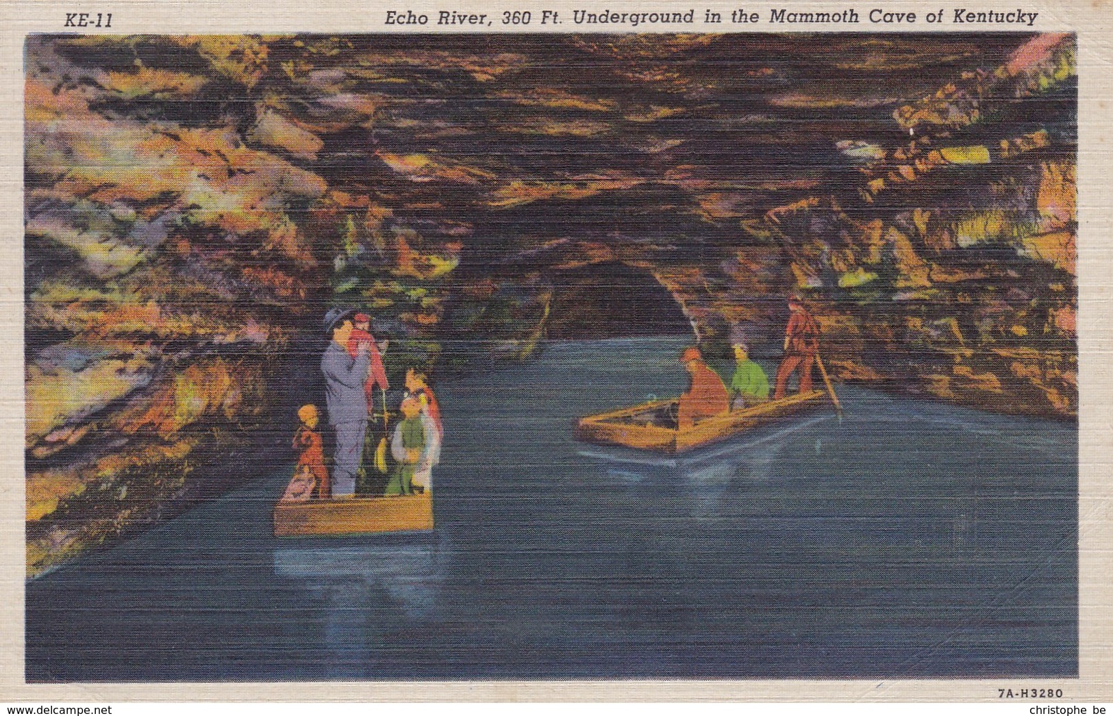 Echo River, 360ft Underground In The Mammoth Cave Of Kentucky USA (pk47328) - Mammoth Cave