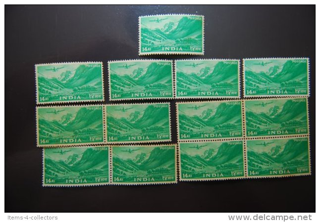 INDIA STAMPS SINGLES/MULTIPLES - Sonstige & Ohne Zuordnung