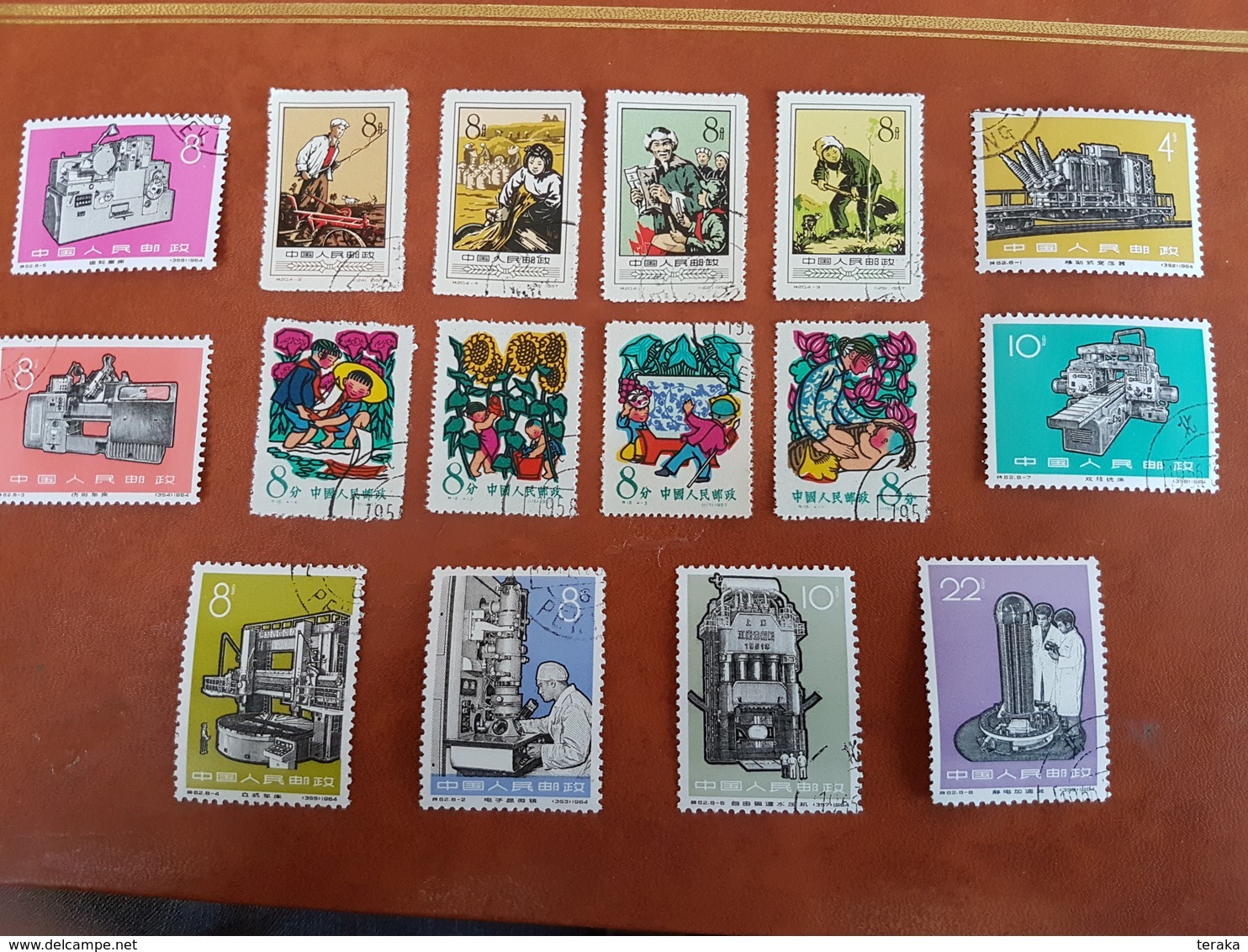 16 Timbres De Chine - Altri & Non Classificati