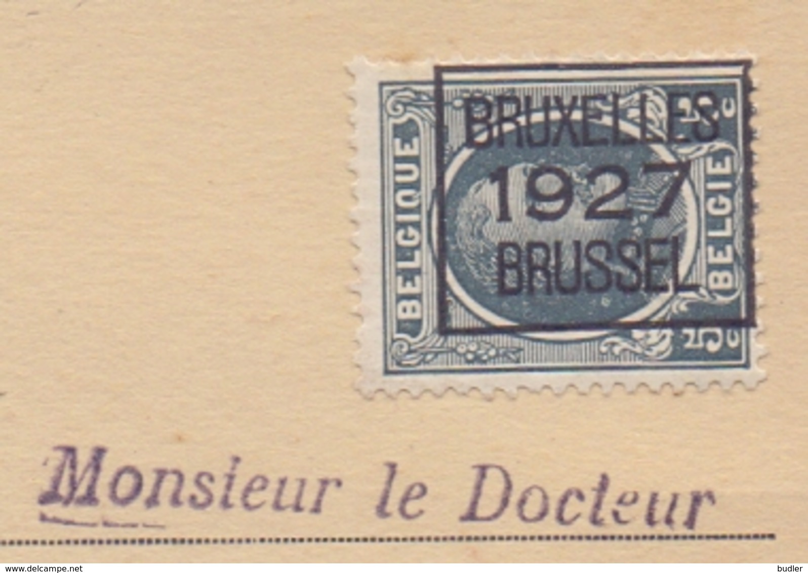 BELGIË/BELGIQUE :1927: Carte Publicitaire Des ##LABORATOIRES CH. COUTURIEUX ##  Vers ## Mr. Le Docteur DE HARVEN, Rue... - Droguerie & Parfumerie