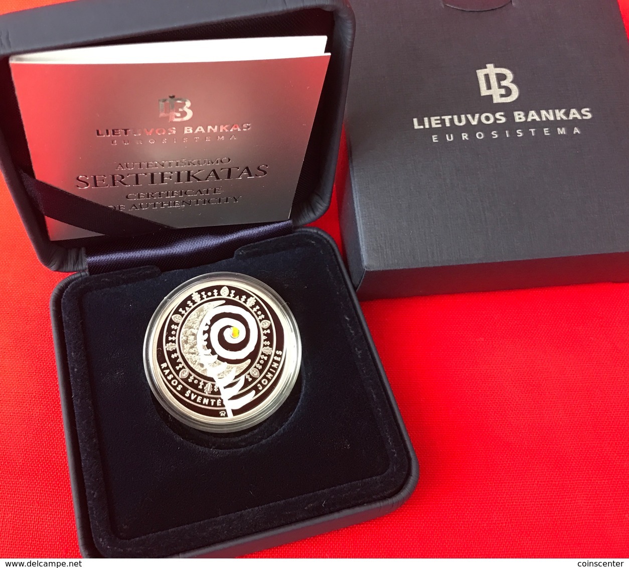 Lithuania 5 Euro 2018 "Jonines - Rasos" Silver PROOF - Lithuania