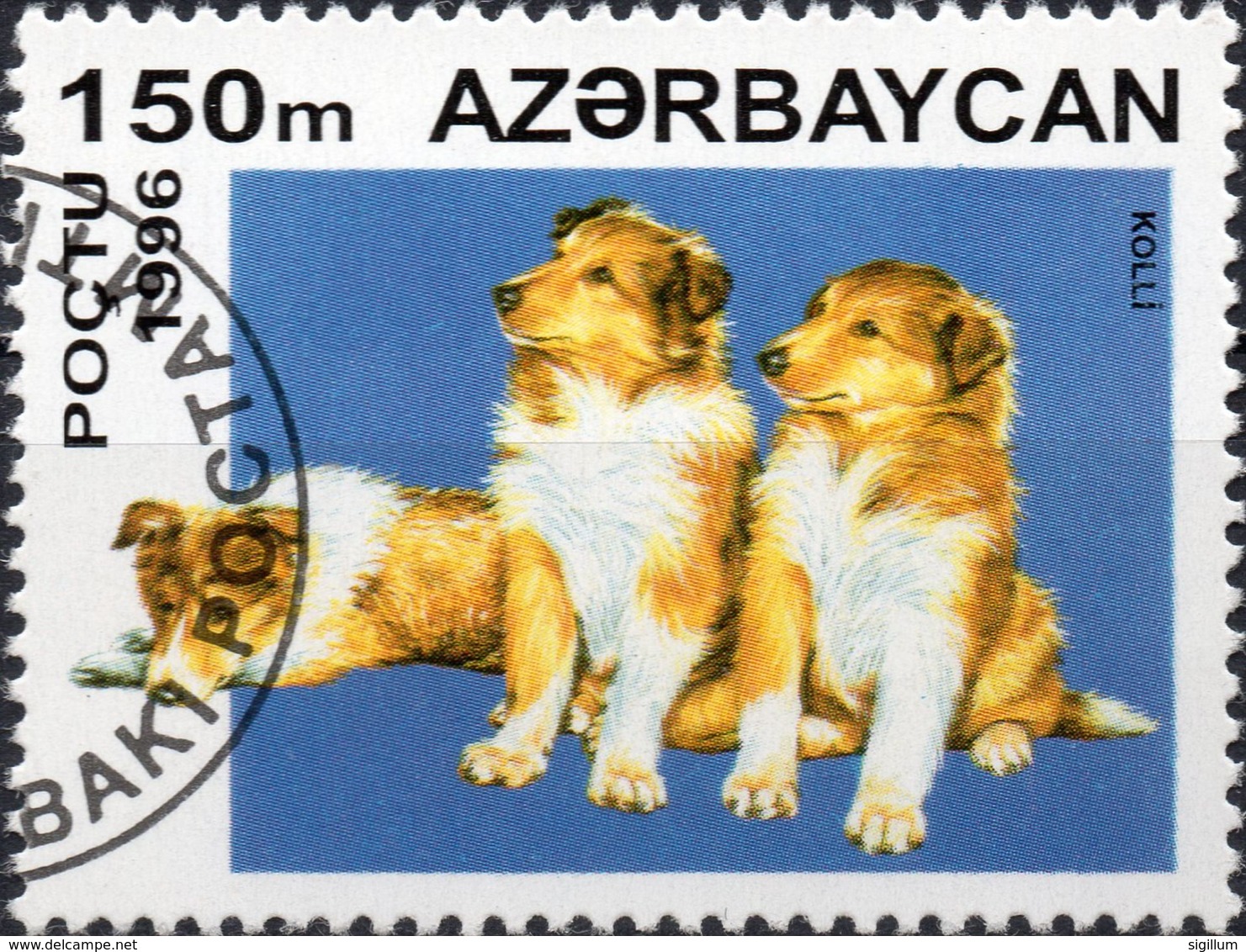 AZERBAIJAN 1996 - CANI - 1 VALORE NUOVO CTO - Azerbaijan