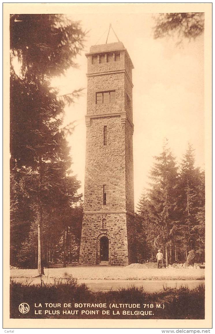 La Tour De Botrange (Altitude 718 M) - Le Plus Haut Point De La Belgique - Weismes