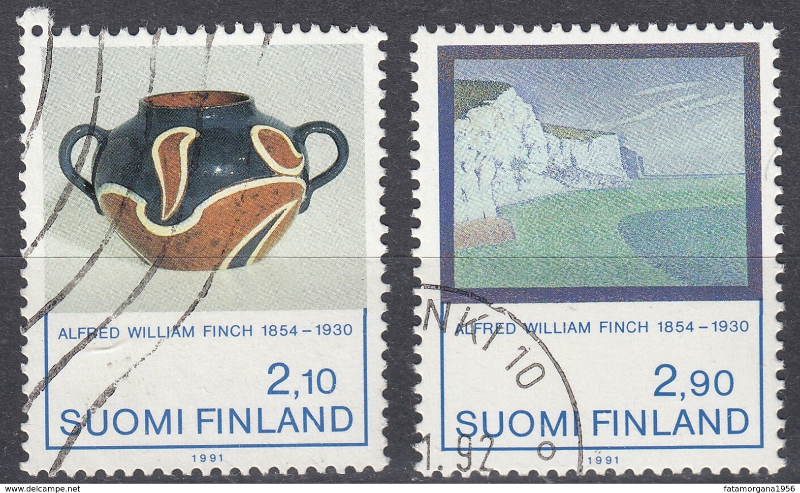 FINLAND - 1991 - Serie Completa Usata: Yvert 1112/1113, 2 Valori, Come Da Immagine. - Oblitérés