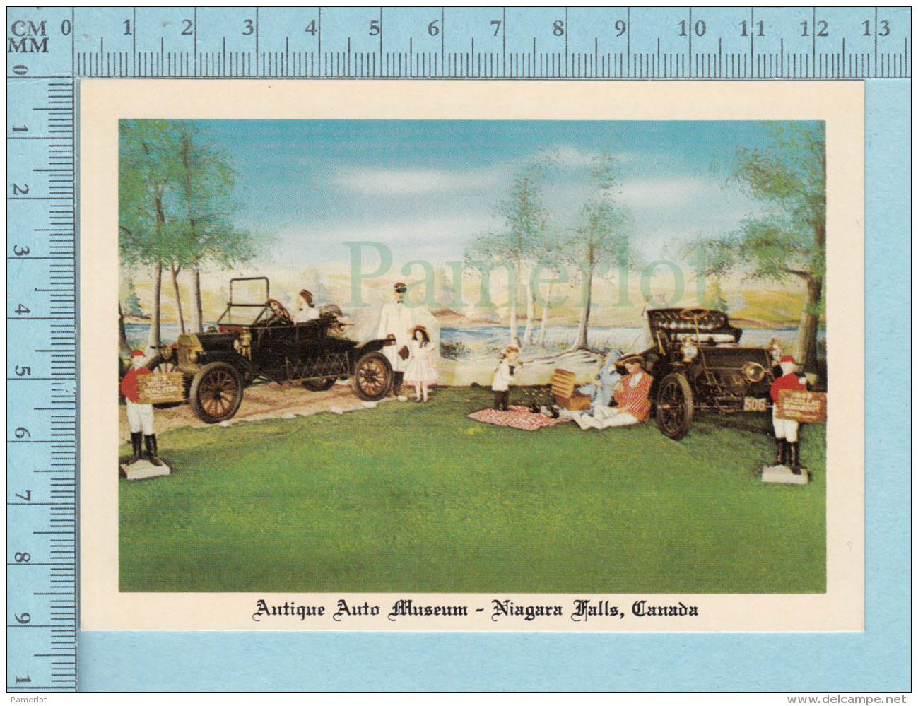 Niagara Falls Ont. Canada - Antique Auto Museum, Picnic Scene By Alex Pelett - Autres & Non Classés