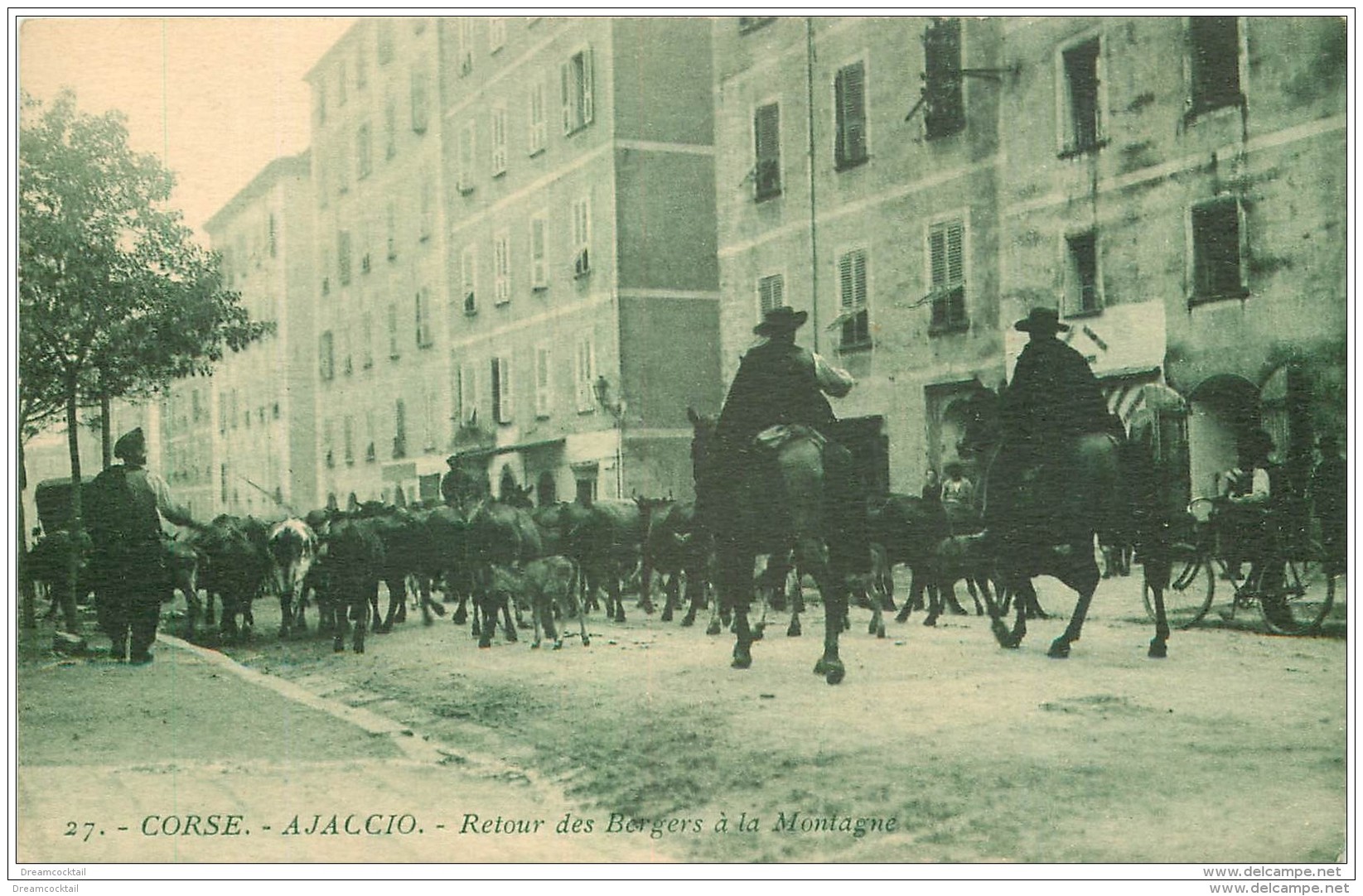 20 AJACCIO. Retour Des Berger à La Montagne Cours Napoléon - Ajaccio