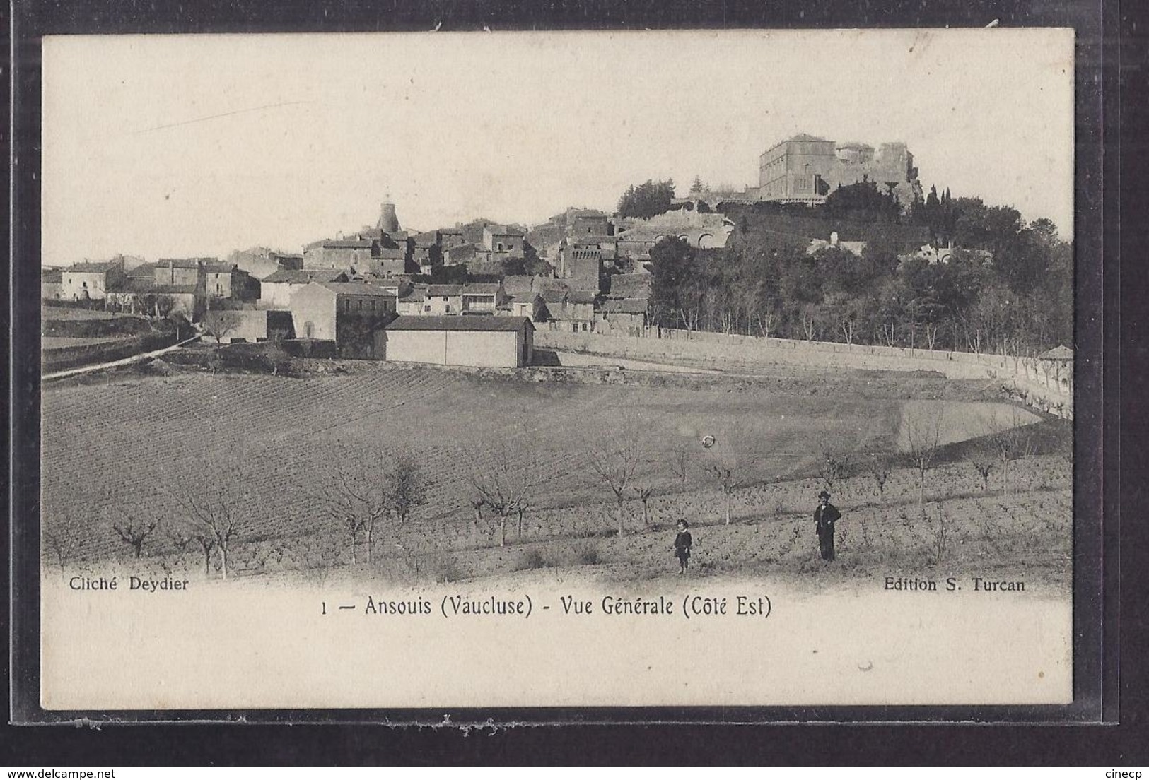 CPA 84 - ANSOUIS - Vue Générale ( Côté Est ) - Très Jolie Vue D'ensemble Du Village - Ansouis