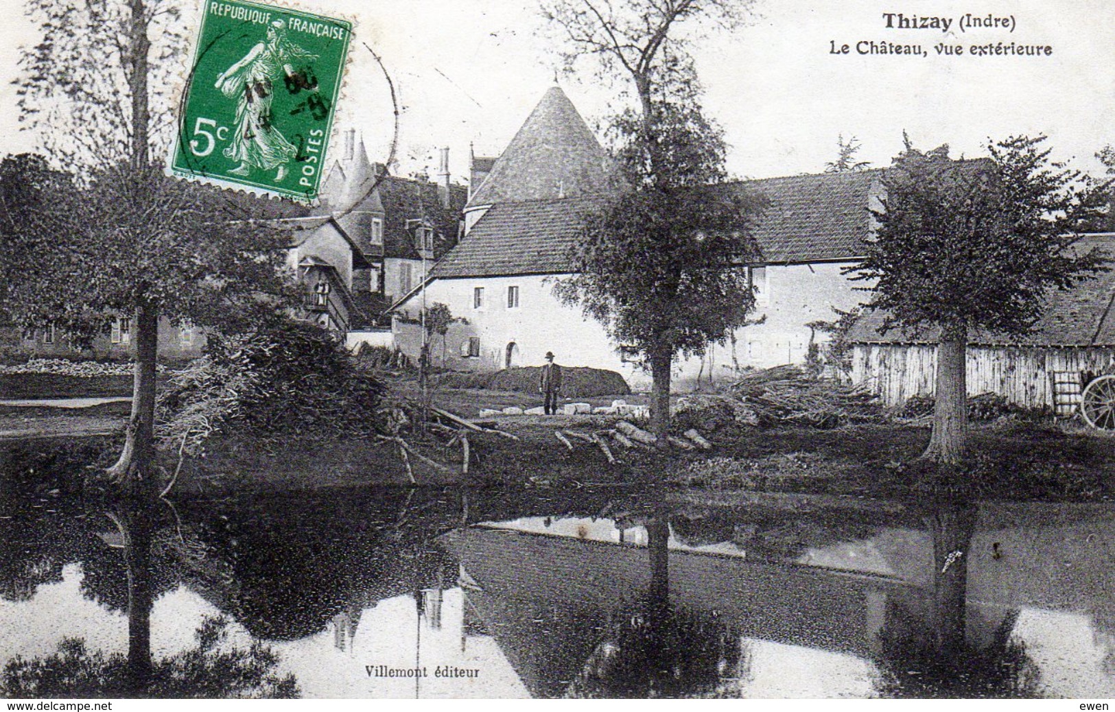 Thizay. Le Chateau, Vue Extérieure. - Chateauroux