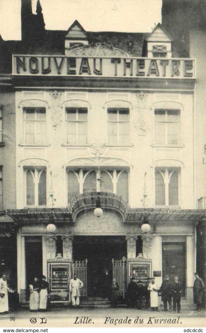 LILLE  Facade Du Kursaal NOUVEAU THEATRE  RV - Lille