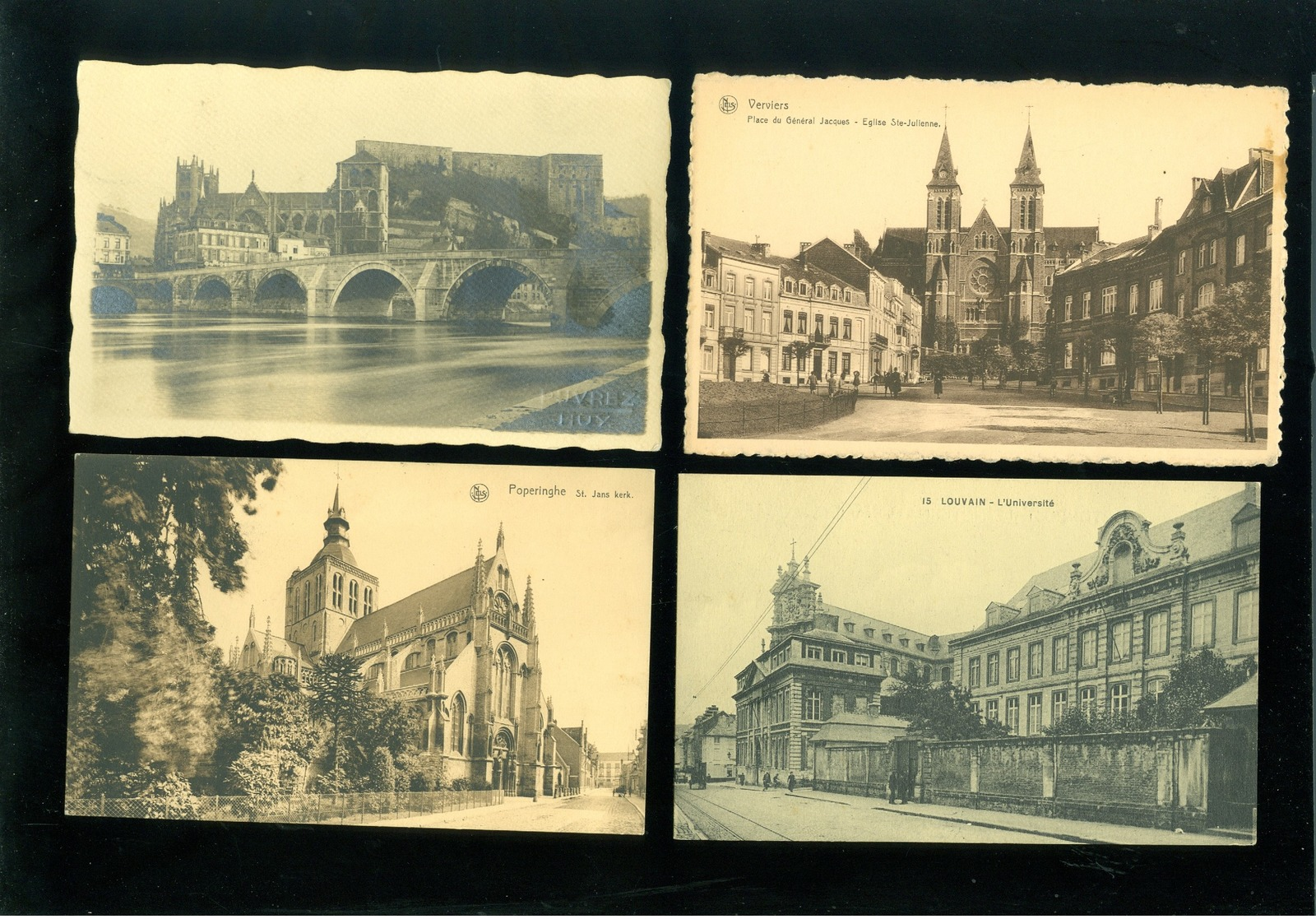 Beau lot de 60 cartes postales de Belgique     Mooi lot van 60 postkaarten van België  - 60 scans