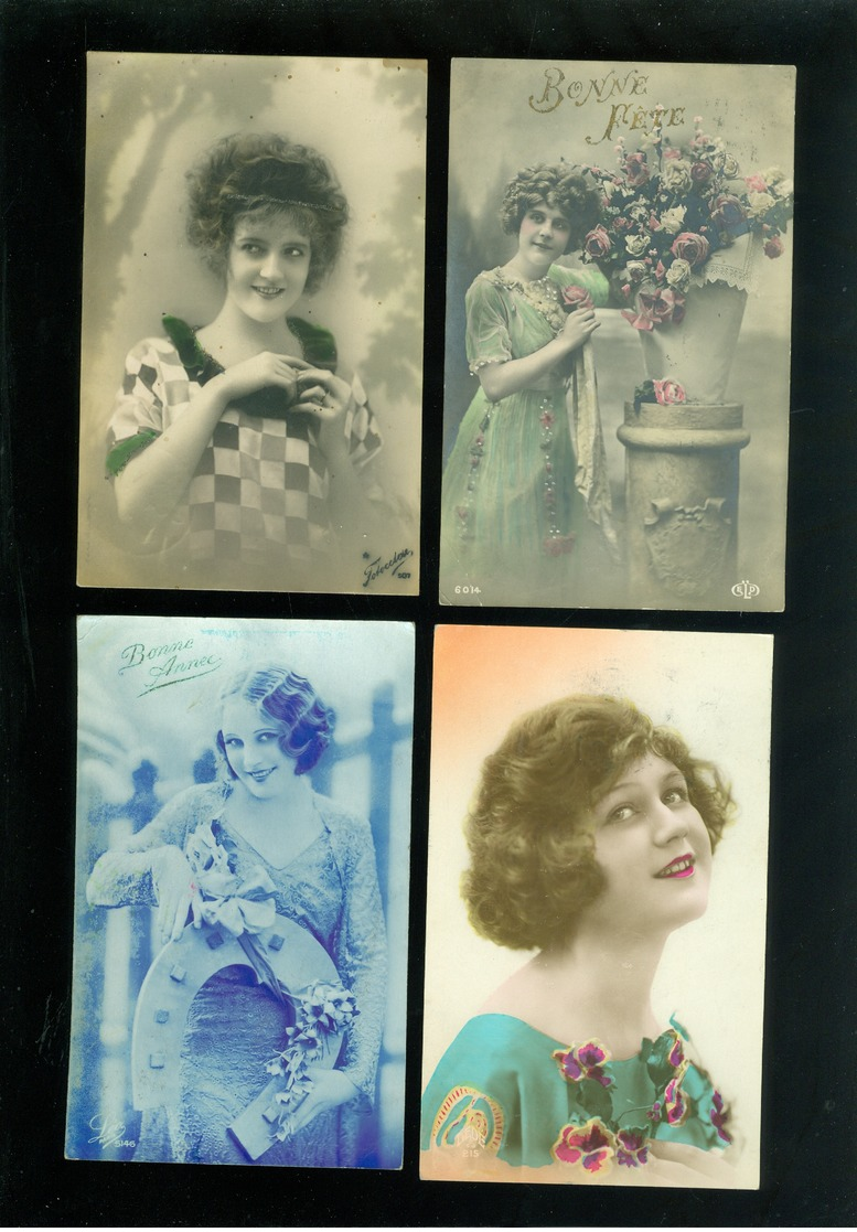 Beau Lot De 60 Cartes Postales De Fantaisie Femmes Femme   Mooi Lot Van 60 Postkaarten Fantasie Vrouwen Vrouw - 60 Scans - 5 - 99 Cartes