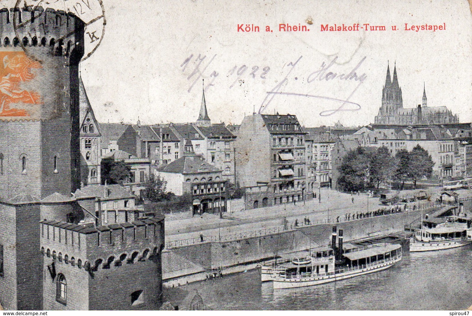 CPA KOLN A. RHEIN - MALAKOFF TURM U. LEYSTAPEL - Koeln