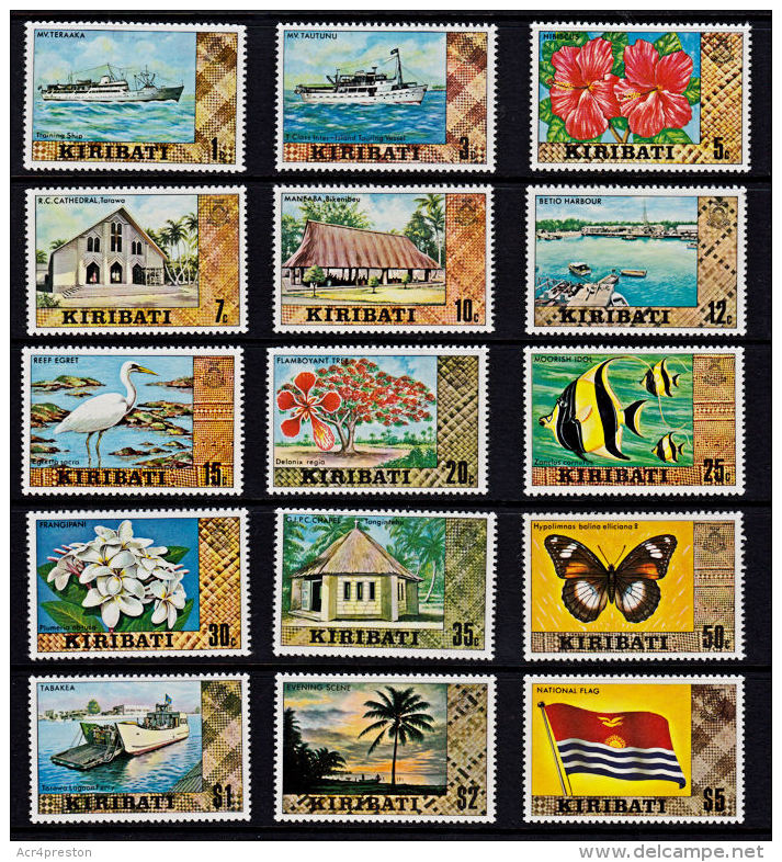 D0218 KIRIBATI 1979, SG 86-99b First Definitive Set,  MNH - Kiribati (1979-...)