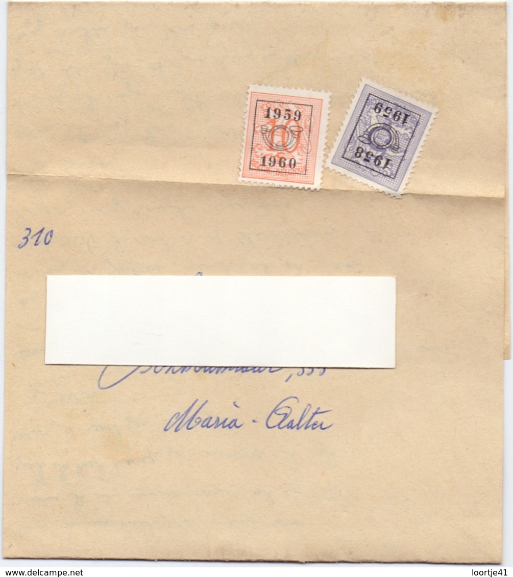 Wikkel - Omslag Enveloppe  1958/59 & 1959/1960 - Wikkels Voor Dagbladen