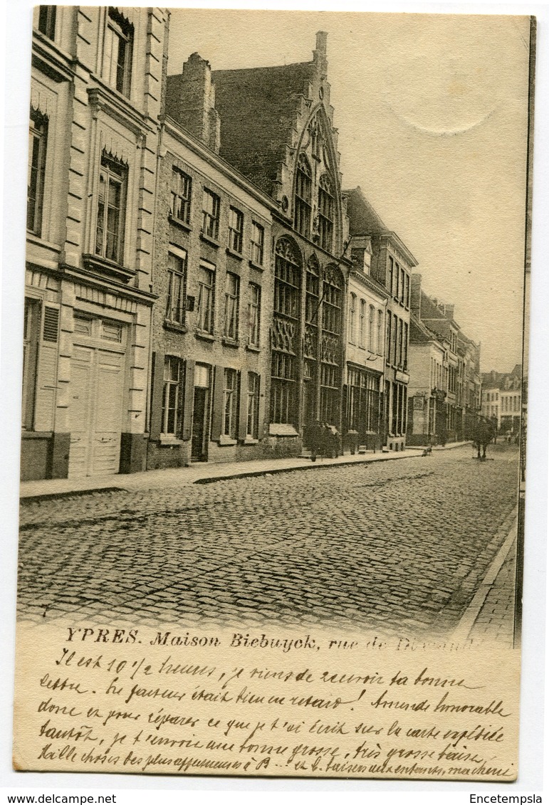 CPA - Carte Postale - Belgique - Ypres - Maison Bibuyck - 1902 (CP3679) - Ieper