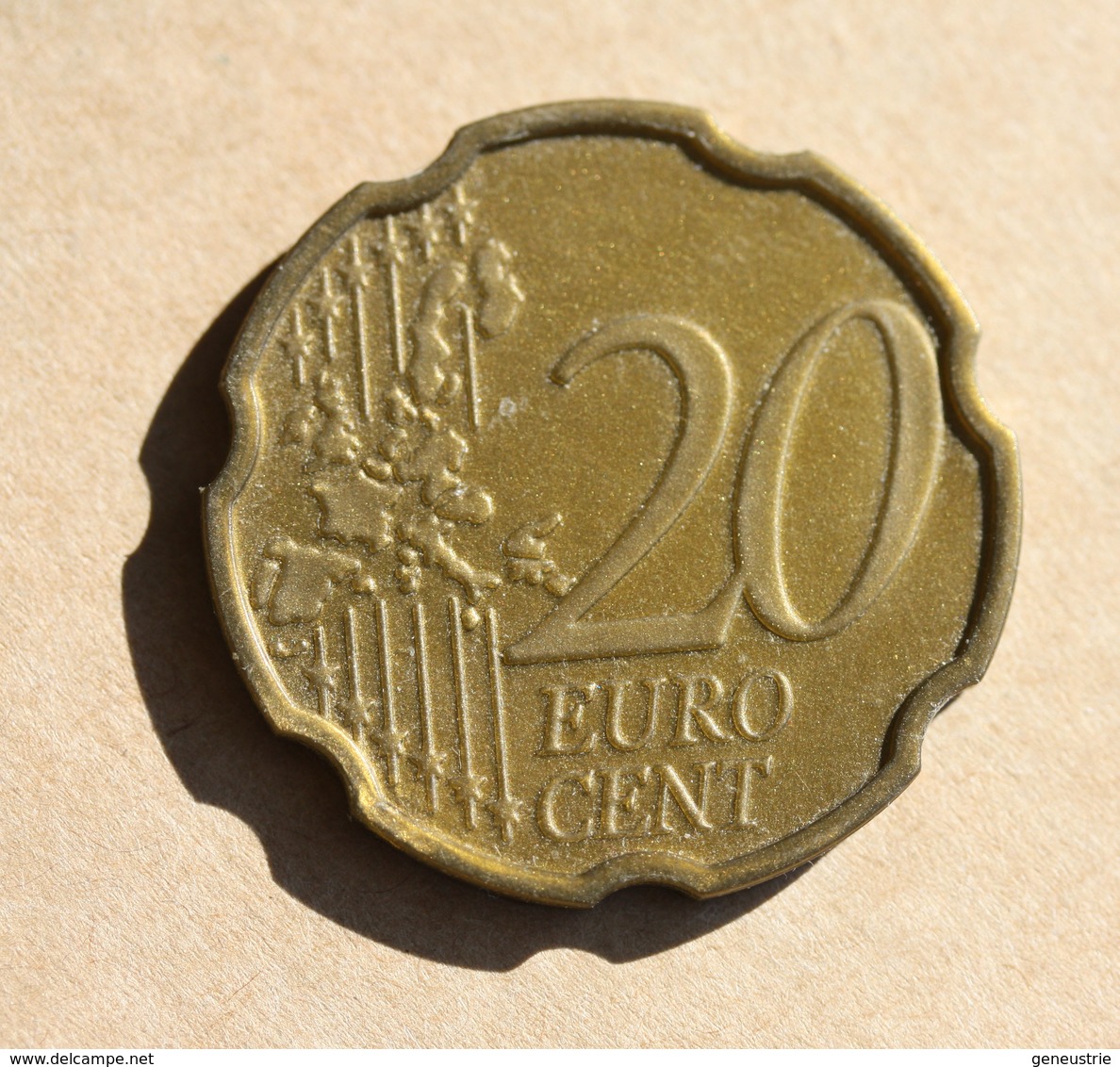Jeton De Jeu "Pièce De 20 Cents D'euro / Argent Factice - Spielgeld" - Autres & Non Classés