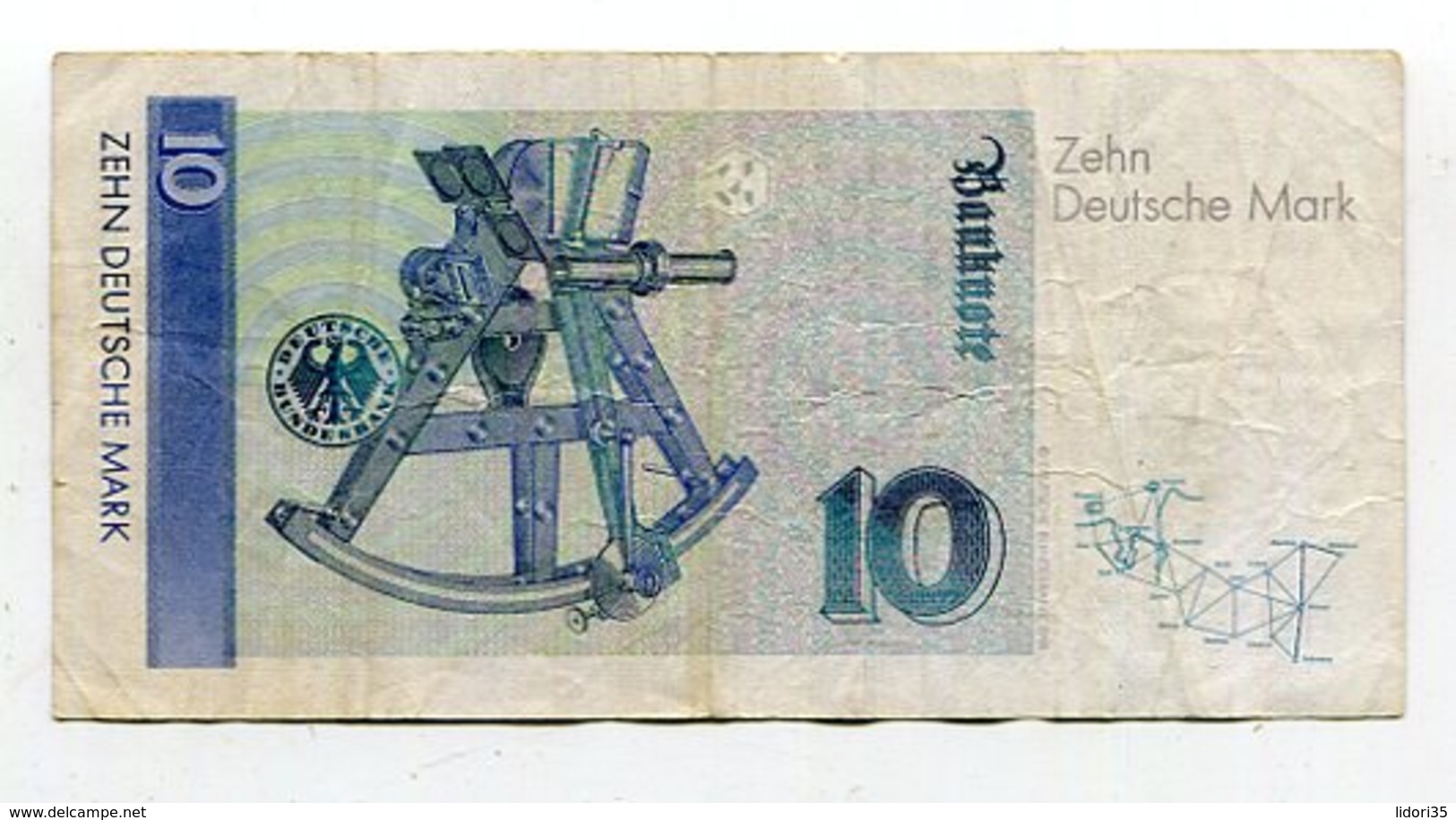 Deutsche Bundesbank / 1991 / Geldschein 10 Mark (10476) - 10 Deutsche Mark