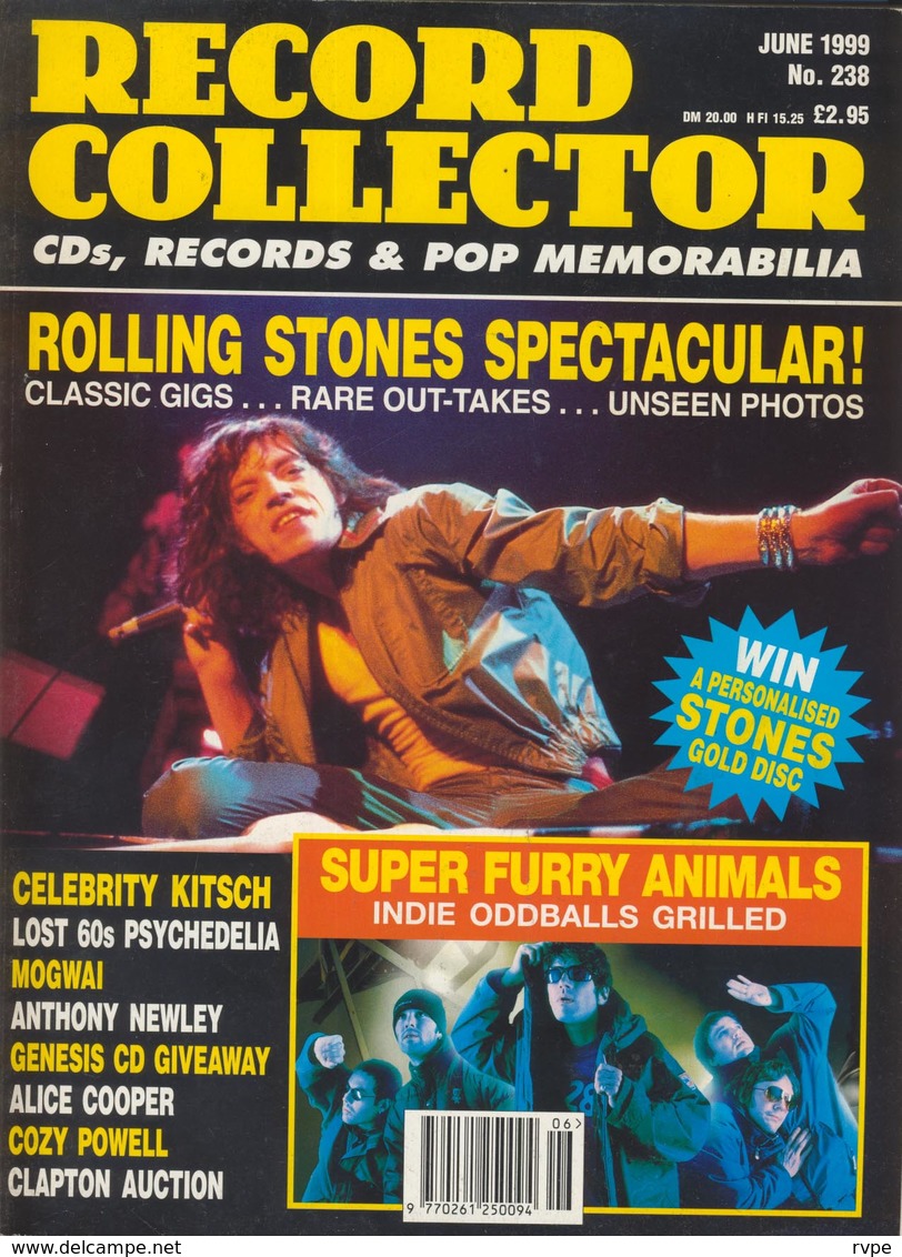 REVUE ANGLAISE RECORD COLLECTOR N° 238  De 1999 :  ROLLING STONE   ETC ........... - Objets Dérivés