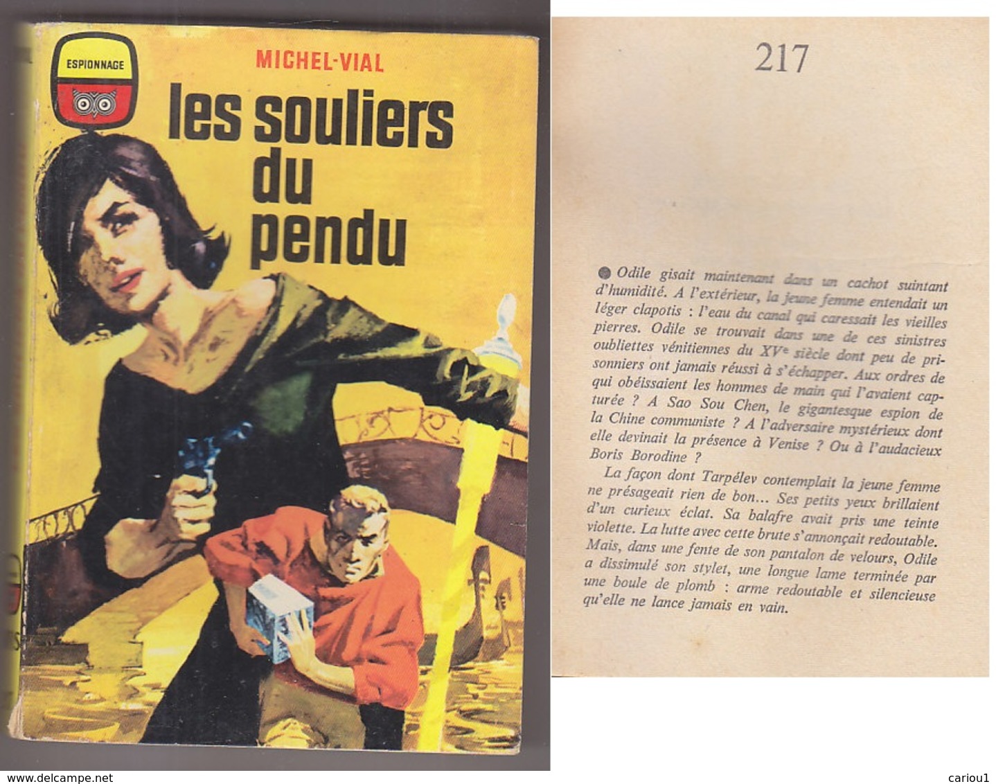 C1   MICHEL VIAL Les SOULIERS DU PENDU EO 1961 EPUISE Parras - Ditis - La Chouette