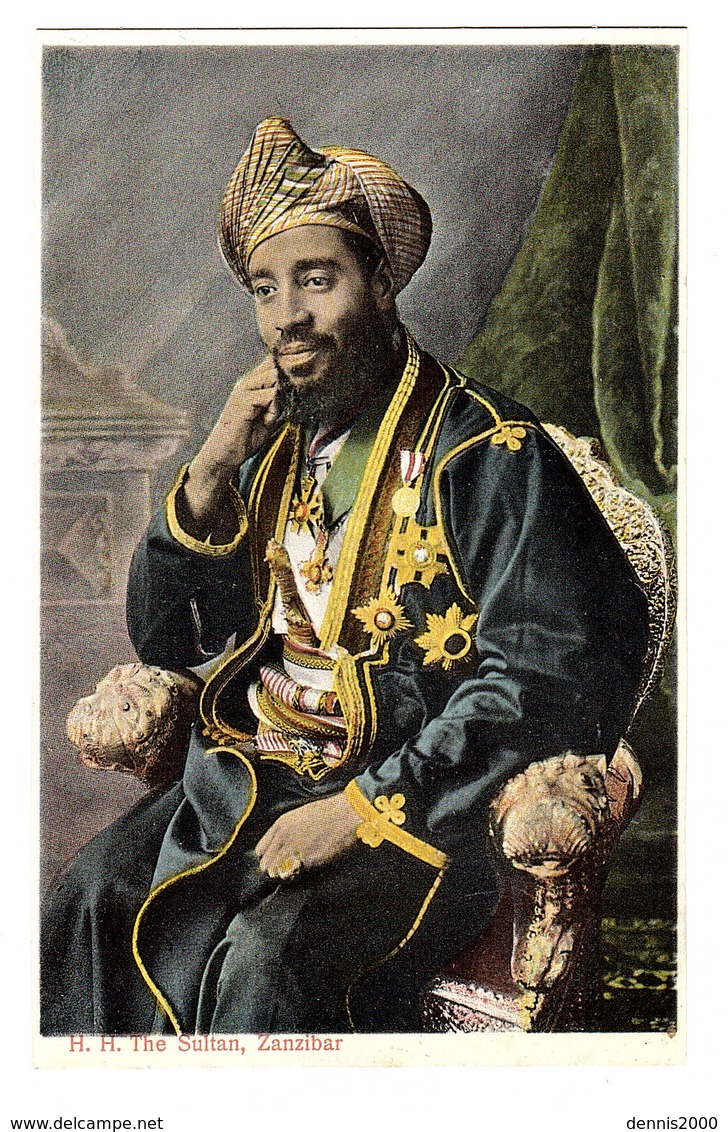 ZANZIBAR - H. H. The Sultan - Carte Colorisée / Colored Card - Tanzanía