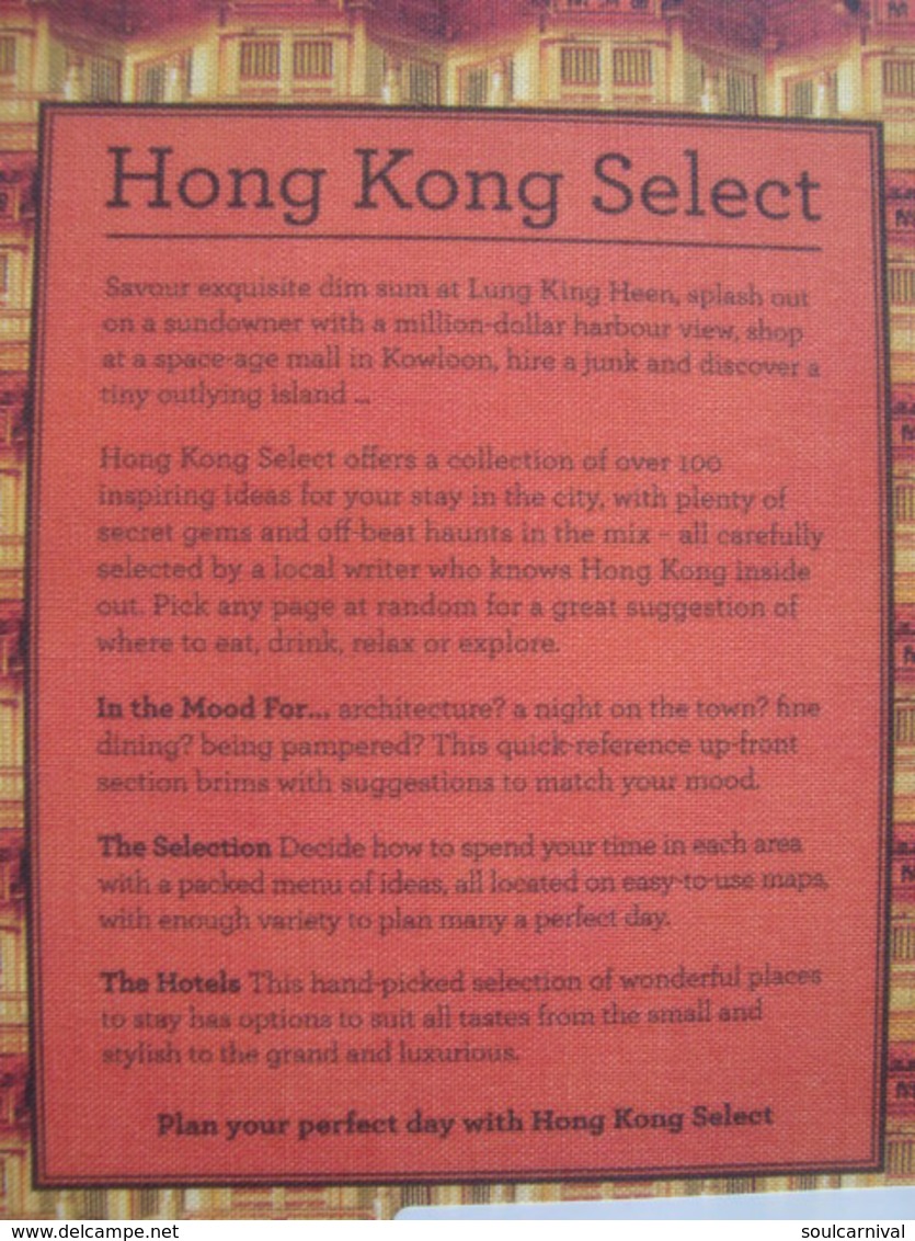 HONG KONG SELECT - CHINA, APA PUBLICATIONS, 2010. ANDREW DEMBINA. - Asie