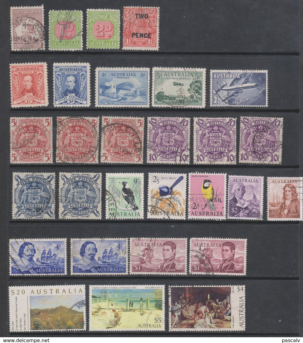 Lot De Timbres Oblitérés, Neufs Charnières Et Neuf Sans Gomme - Collections