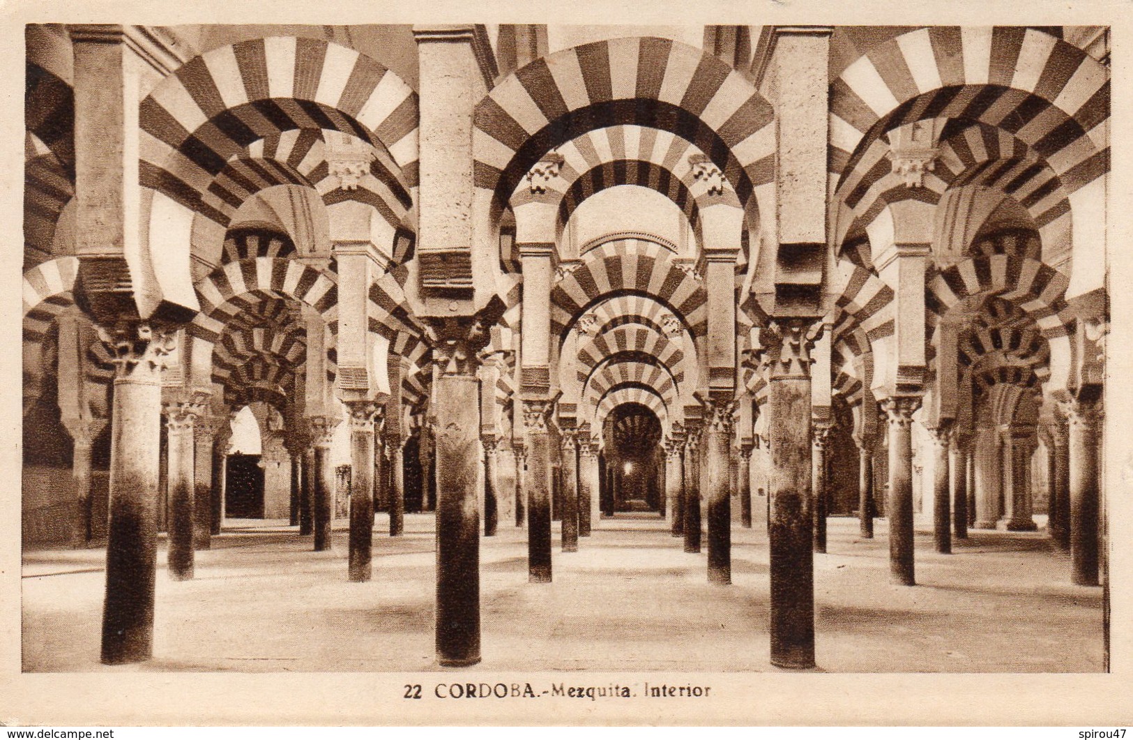 CPA CORDOBA - MEZQUITA INTERIOR - Córdoba