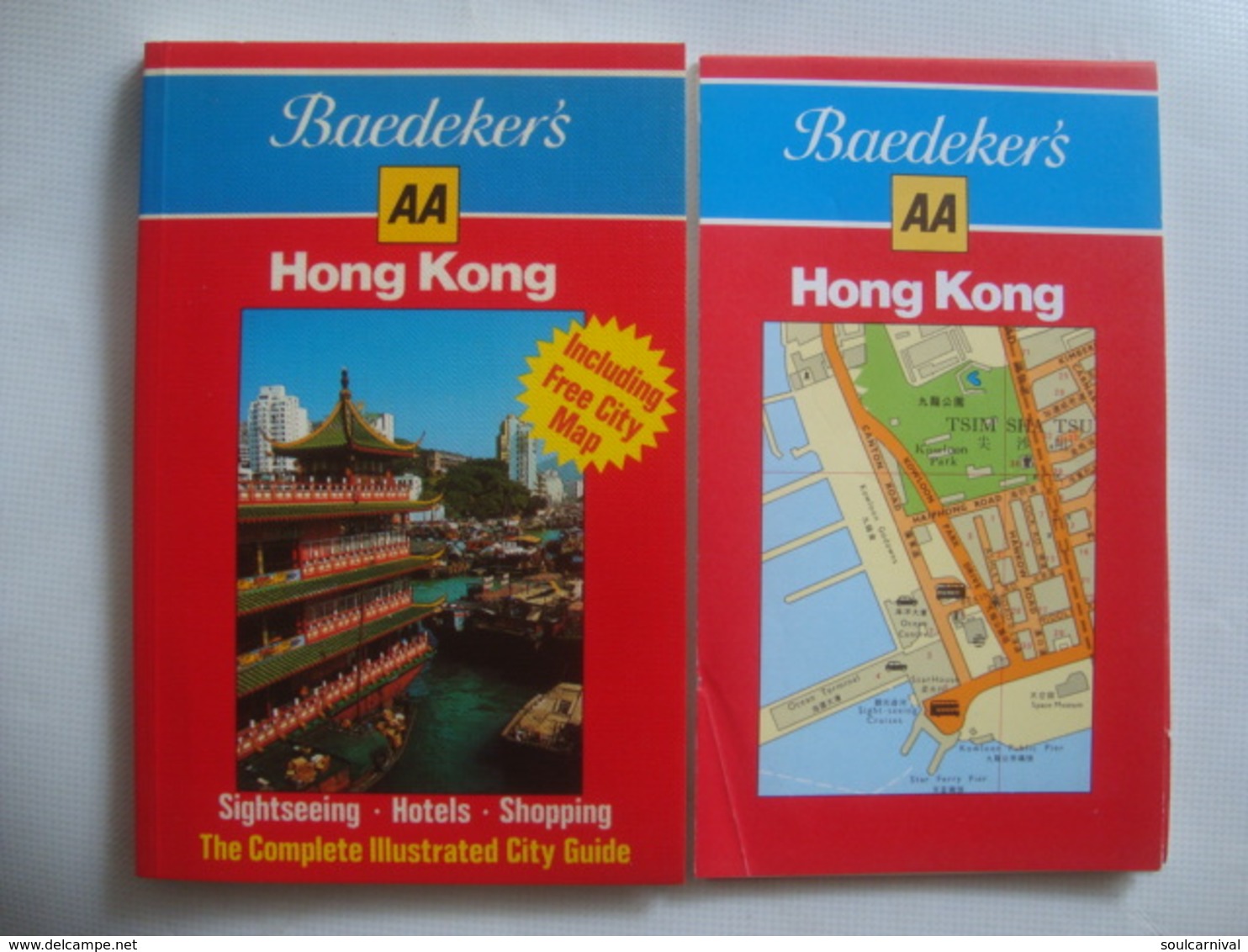 BAEDEKER’S HONG KONG. INCLUDING FREE CITY MAP. SIGHTSEEING. HOTELS. SHOPPING - CHINA, 1984. VERY GOOD CONDITION. - Other & Unclassified