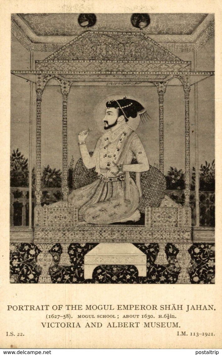 PORTRAIT OF THE MOGUL EMPEROR SHAN JAHAN - INDIA - India