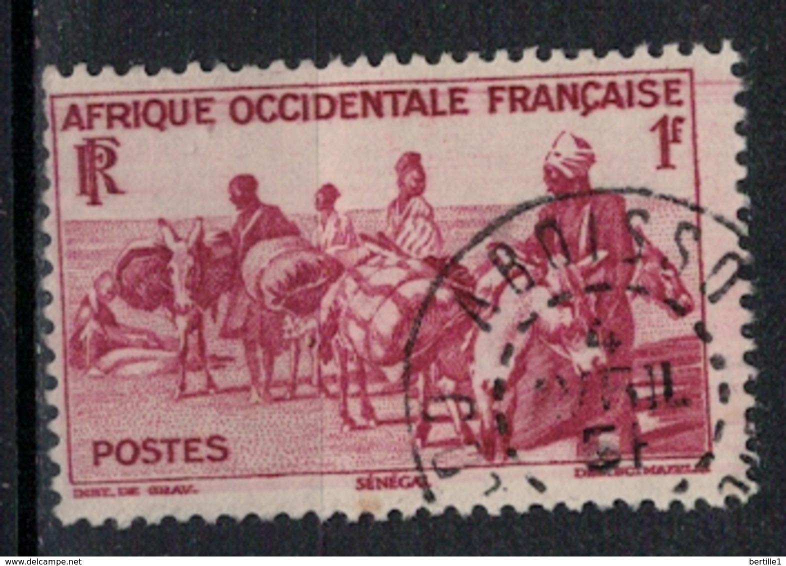 A . O . F         N°  YVERT    30    ( 2 )     OBLITERE       ( O   3/24 ) - Used Stamps