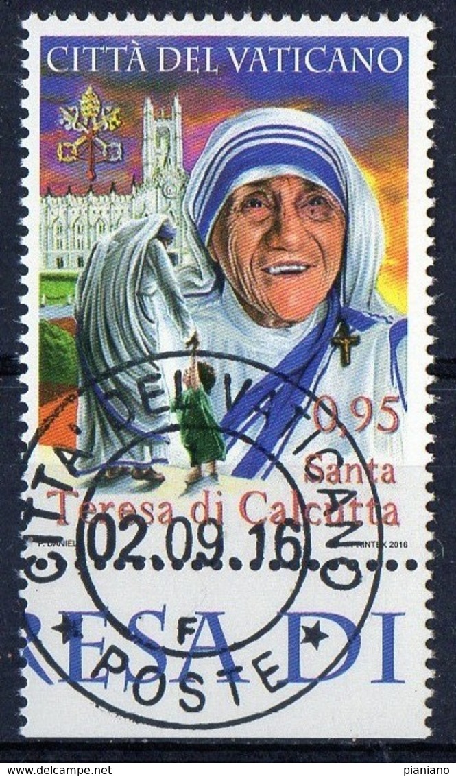 PIA - VATICANO - 2016 : Canonizzazione Di Madre Teresa Di Calcutta - (SAS 1724) - Oblitérés
