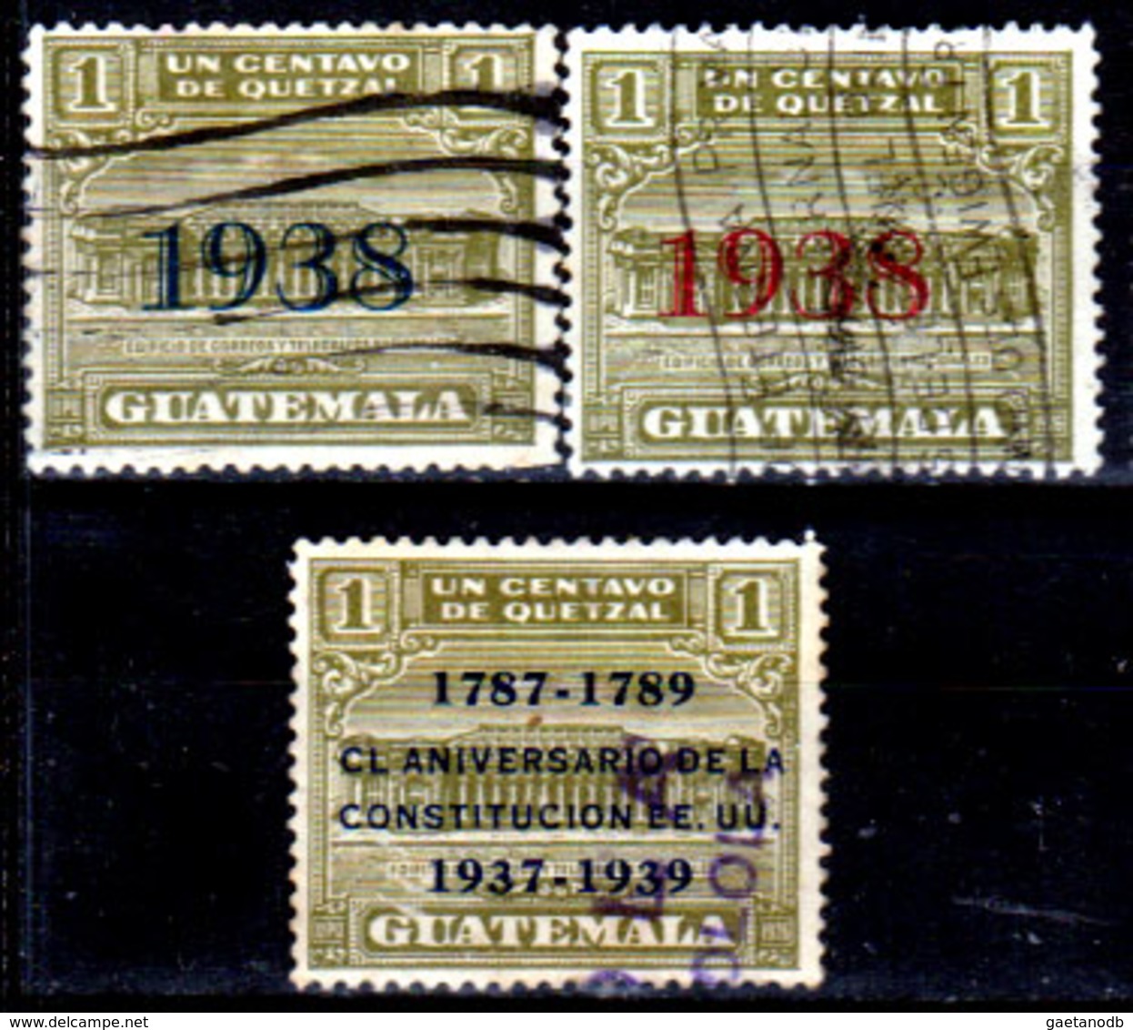 Guatemala-0110 - Emissione 1938 (o) Used - - Guatemala